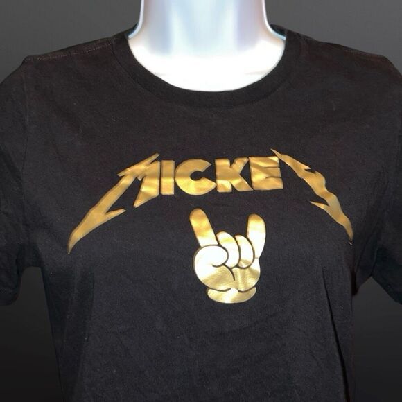 Womens Mickey Mouse Metallica T-Shirt Size Small - Picture 4 of 4